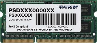 PATRIOT SO-DDR 4GB DDR3 1333MHZ